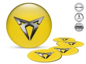 Seat Cupra Emblema Cupola Logo Adesivi Cerchio Alta Qualità